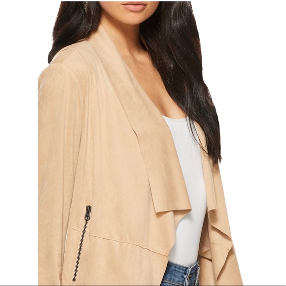 NWT Sofia Vergara Faux Suede Moto Jacket - Picture 4 of 9